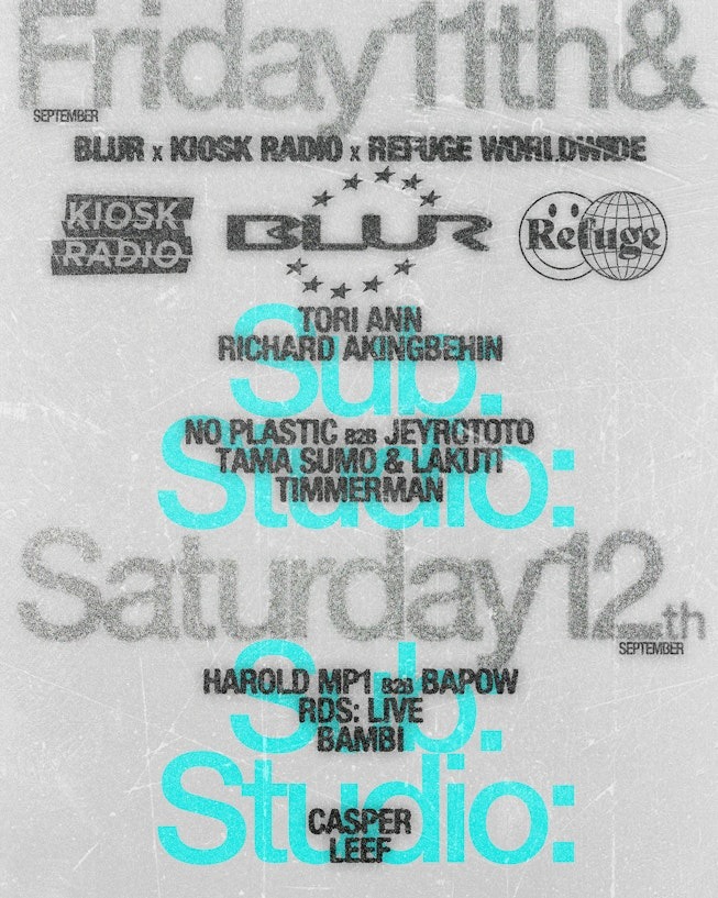 BLUR with Bambi, RDS, Harold MP1 b2b Bapow, Casper, Leef